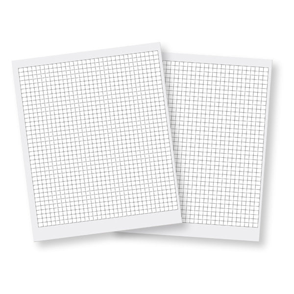 3D Foam Micro Squares - White