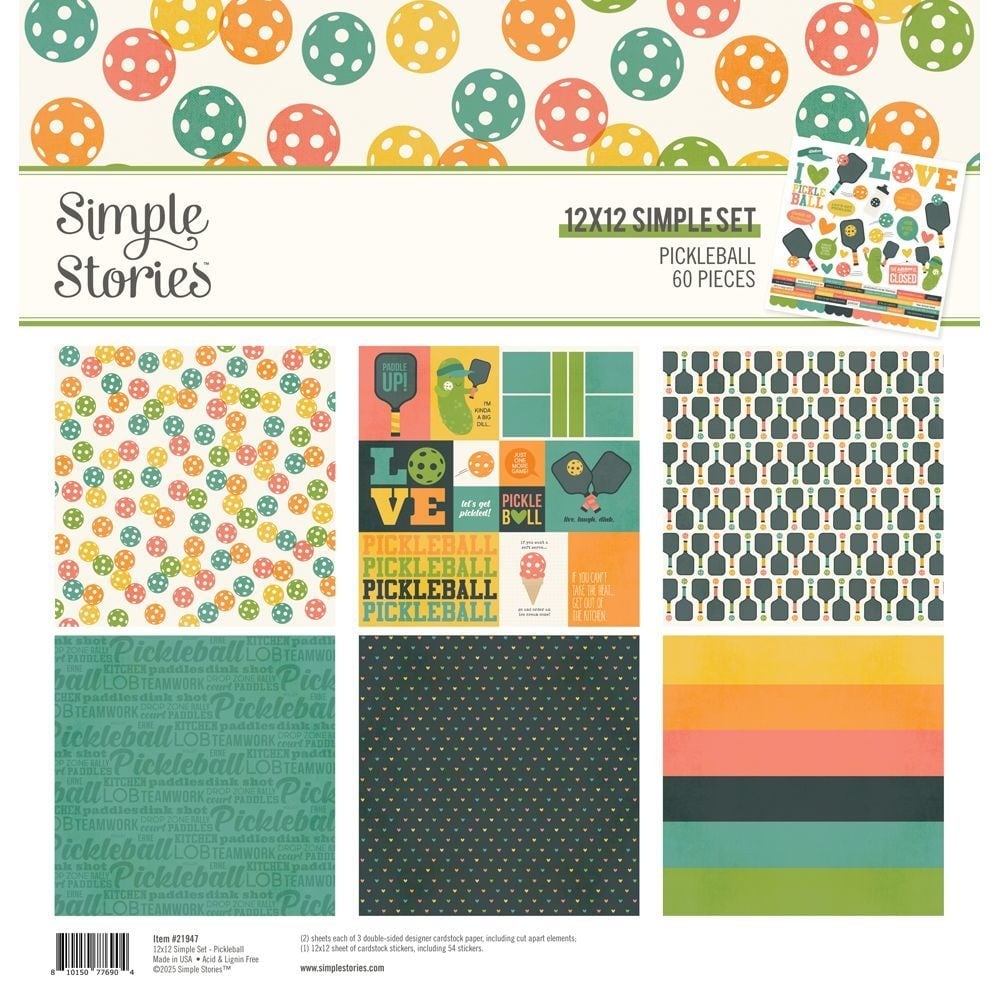 Pickleball 12x12 Collection