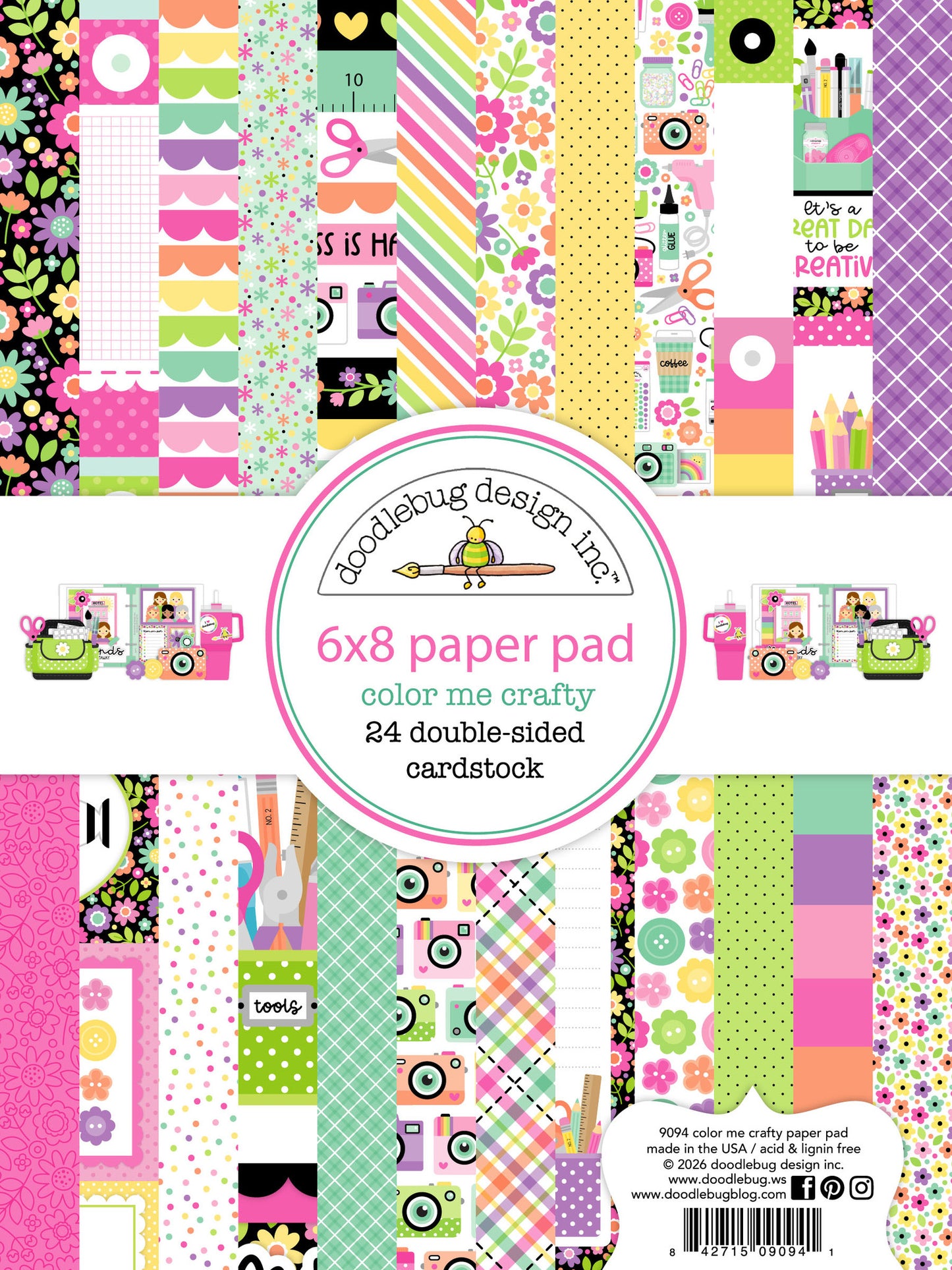 Color Me Crafty - 6x8 Paper Pad