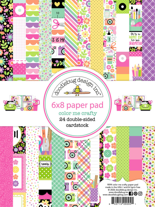Color Me Crafty - 6x8 Paper Pad