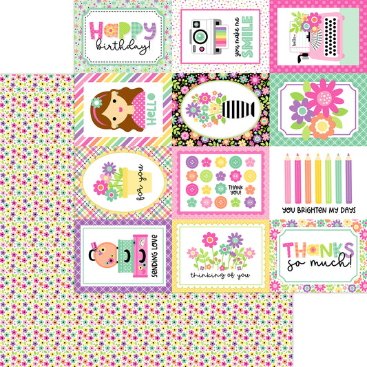 Color Me Crafty - 12x12 Bitty Blossom