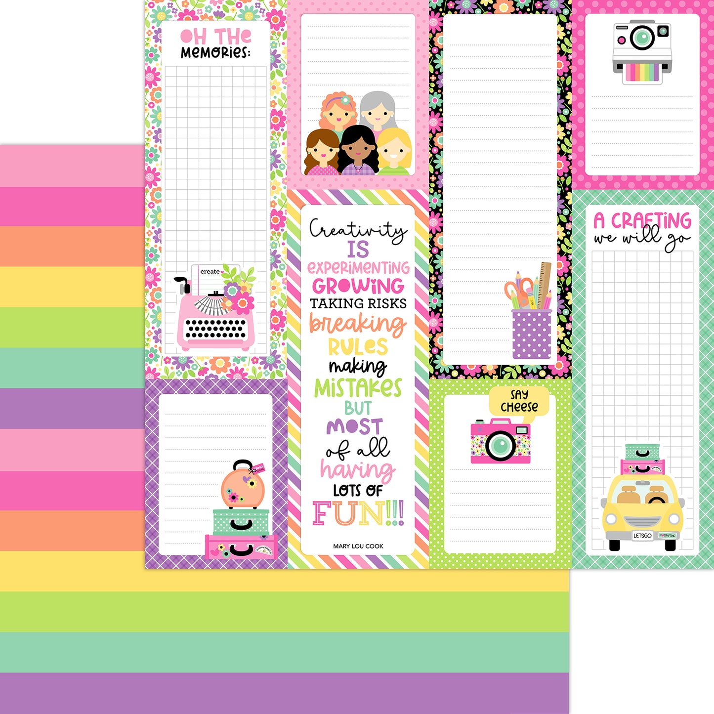 Color Me Crafty - 12x12 Crafty Colors
