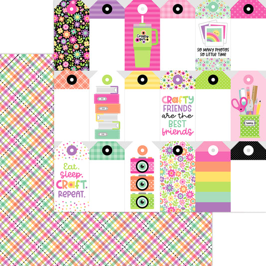 Color Me Crafty - 12x12 Perfectly Plaid