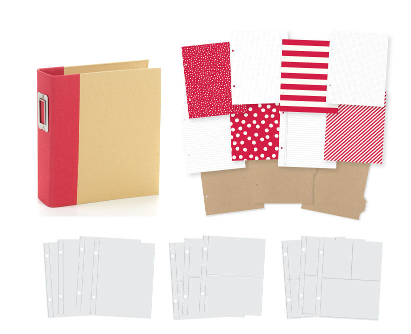 6x8 SN@P! Binder - Red