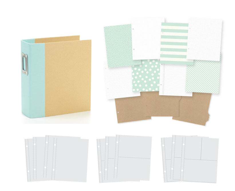 6x8 SN@P! Binder - Robin's Egg Blue