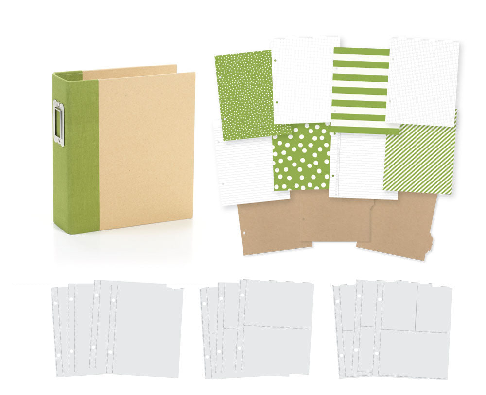 6x8 SN@P! Binder - Green