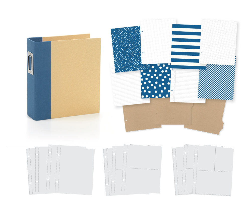 6x8 SN@P! Binder - Navy