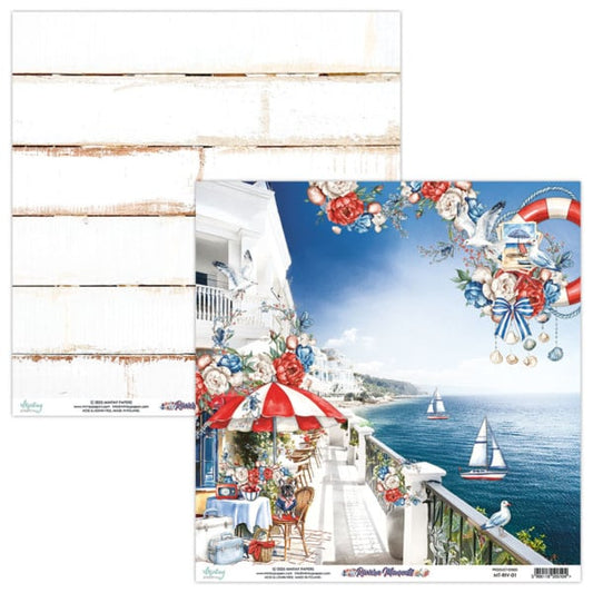 Riviera Moments -12x12 Pattern Paper #1