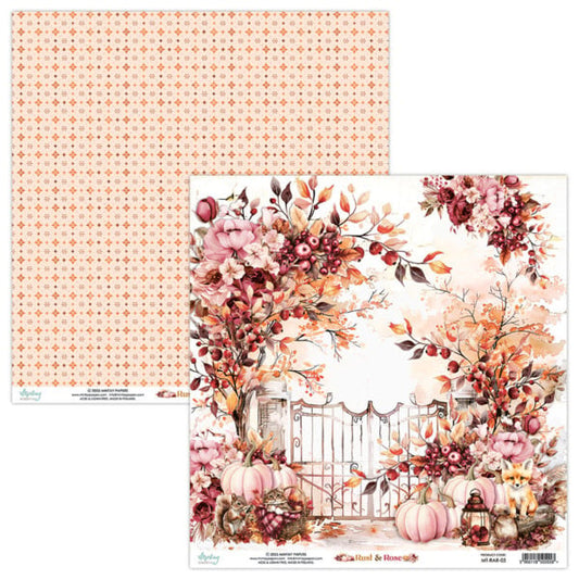 Rust & Rose - 12x12 Pattern Paper #3