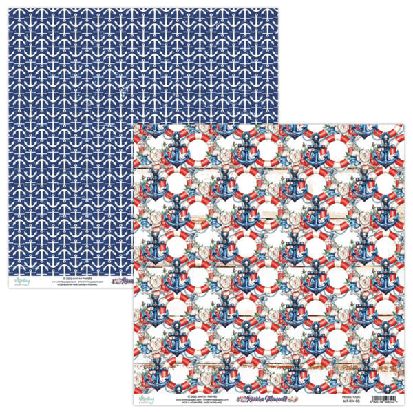 Riviera Moments - 12x12 Pattern Paper #5
