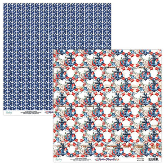 Riviera Moments - 12x12 Pattern Paper #5