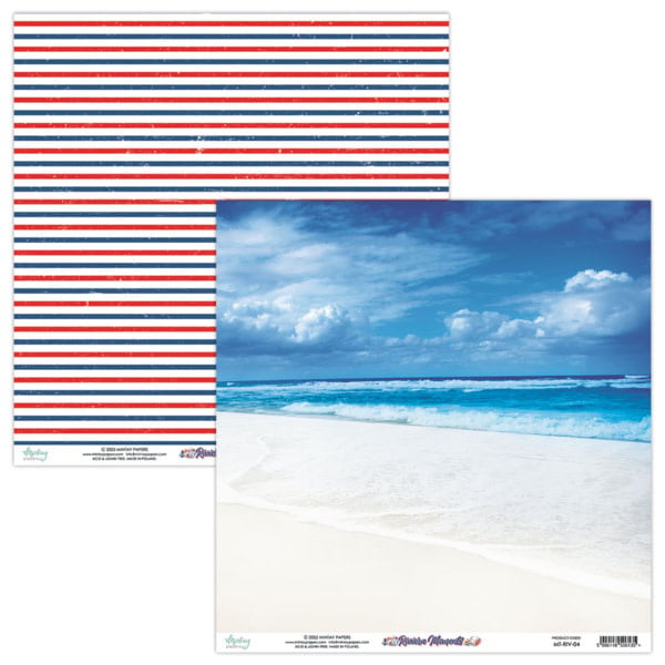 Riviera Moments - 12x12 Pattern Paper #4