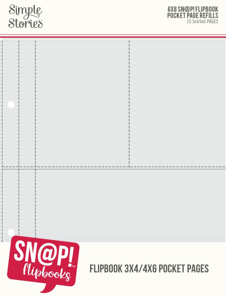 6x8 SNAP! Flipbook Pages - 3x4/4x6 Pack Refills