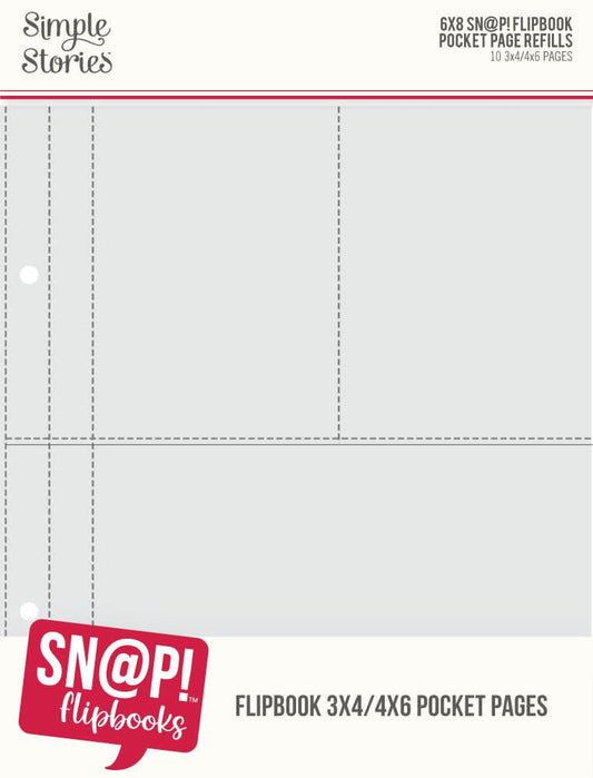 6x8 SNAP! Flipbook Pages - 3x4/4x6 Pack Refills