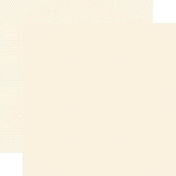 Color Vibe 12X12 Textured Cardstock - Cream