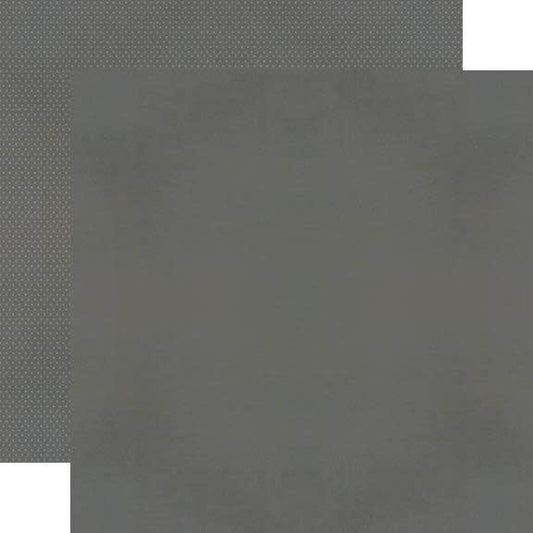 Color Vibe 12X12 Textured Cardstock - Charcoal