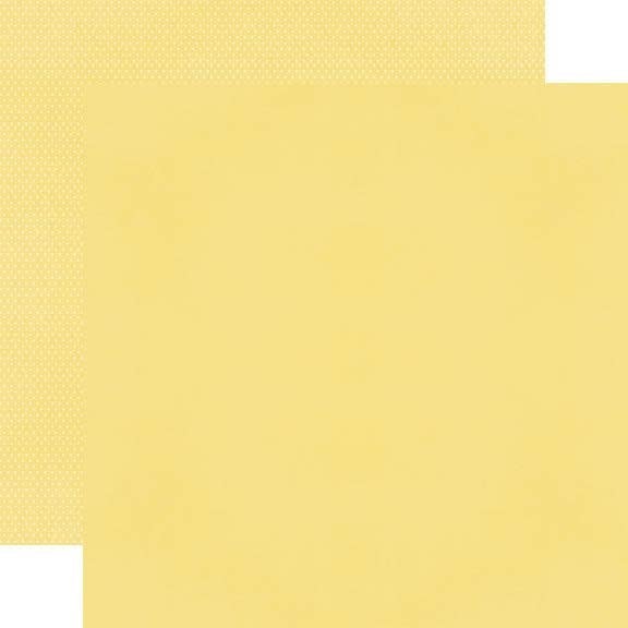 Color Vibe 12X12 Textured Cardstock - Buttercup