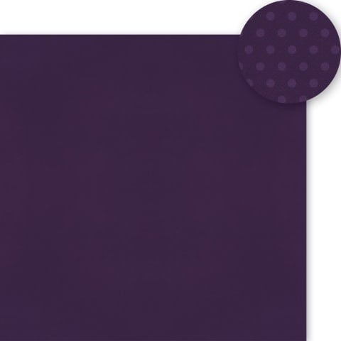 Color Vibe 12X12 Textured Cardstock - Eggplant