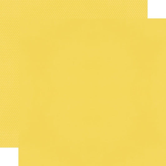 Color Vibe 12x12 Textured Cardstock -  Daffodil
