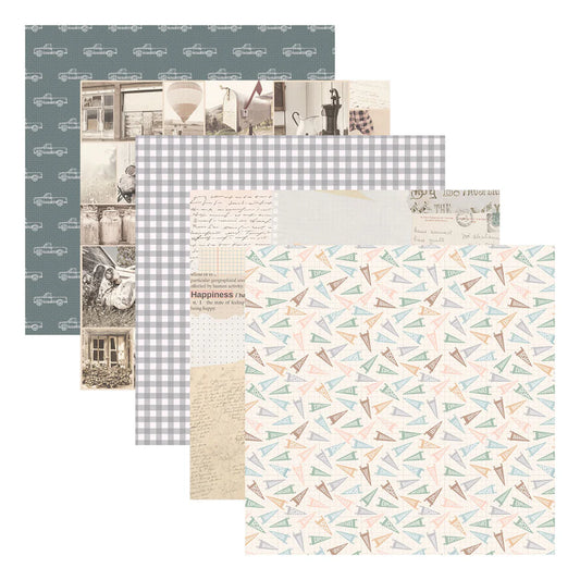 Rosie's Studio - Clementine - 12x12 Designer Paper Pack