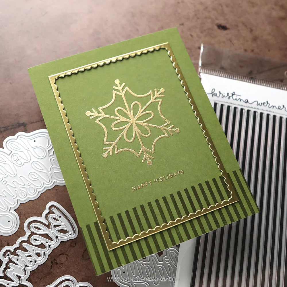 Gingerbread Cookies - Stamp, Die & Stencil