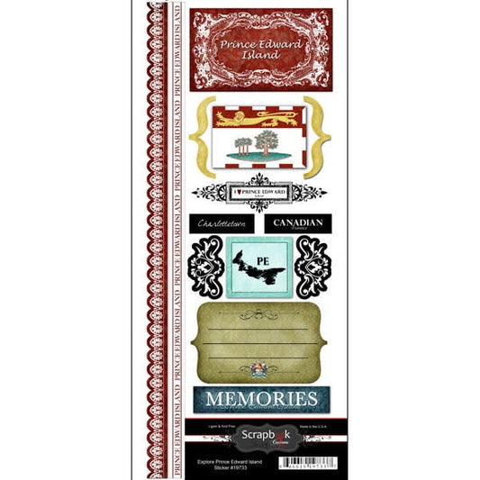 Prince Edward Island Explore -6x12 Stickers