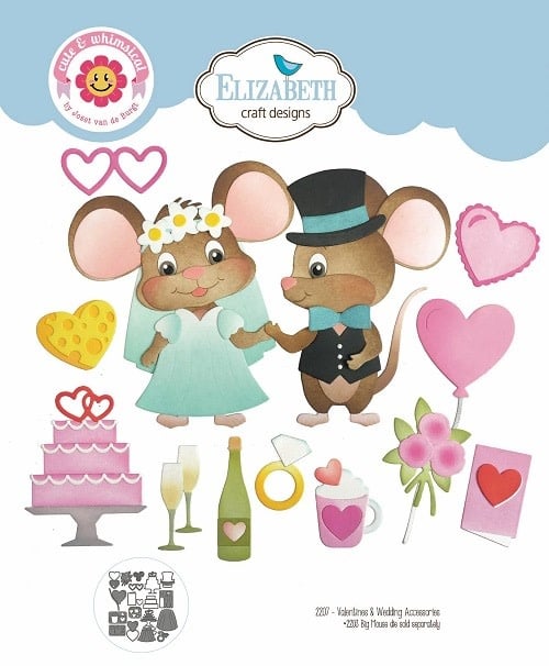 Meet the Mice Collection - Valentines and Wedding Accessories - Dies