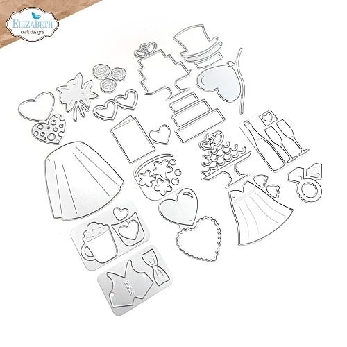 Meet the Mice Collection - Valentines and Wedding Accessories - Dies