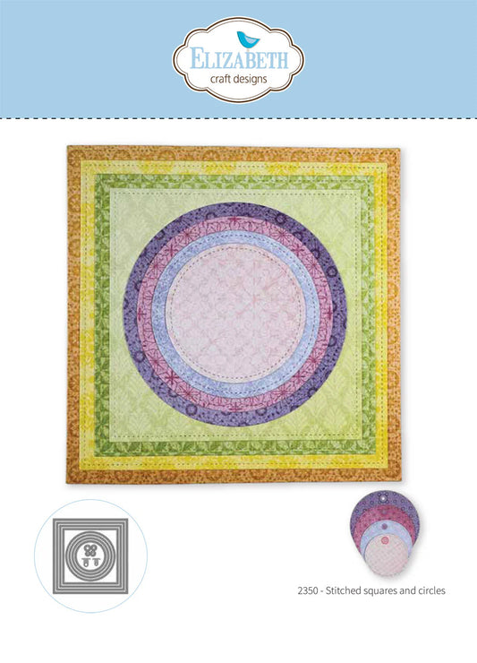 Stitched Squares And Circles - Dies