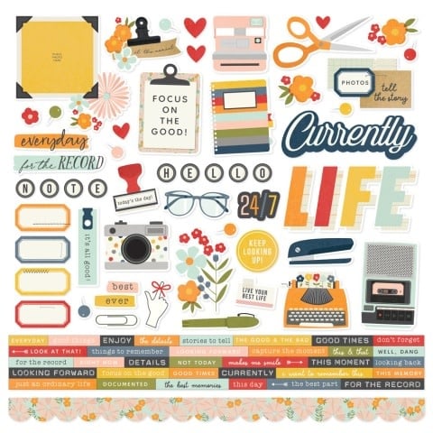 For the Record - Cardstock Stickers*