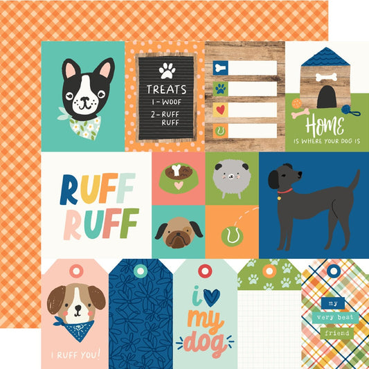 Fur Baby Dog - Elements 1 - 12X12 Pattern Paper*