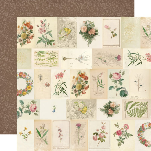 Simple Vintage Junk Drawer - All The Possibilities - 12x12 Pattern Paper