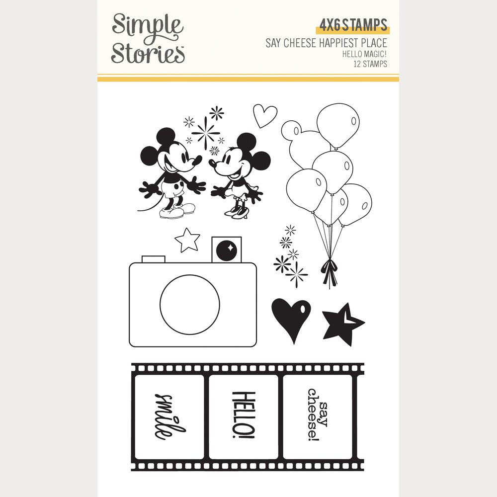 Say Cheese Happiest Place - Hello Magic Stamp