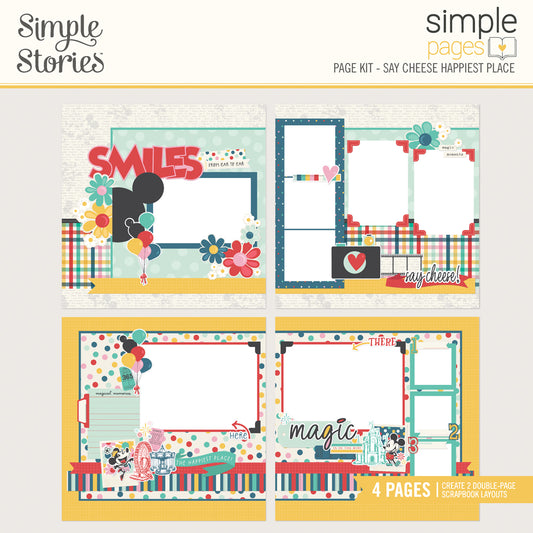 Say Cheese Happiest Place - Simple Pages Page Kit