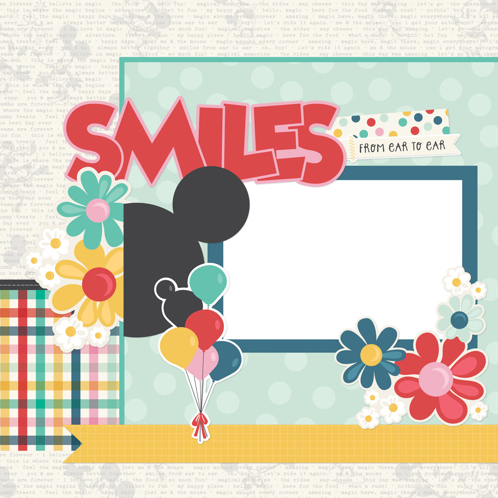 Say Cheese Happiest Place - Simple Pages Page Kit