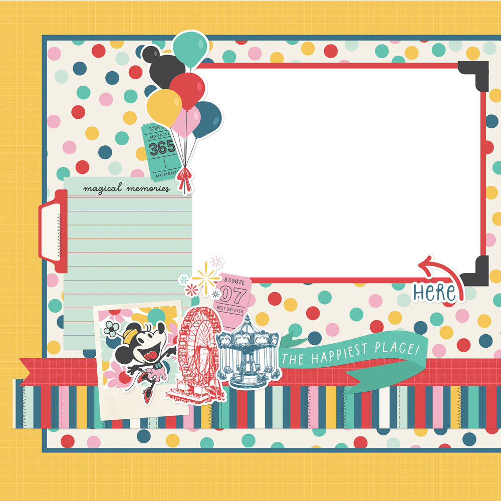 Say Cheese Happiest Place - Simple Pages Page Kit