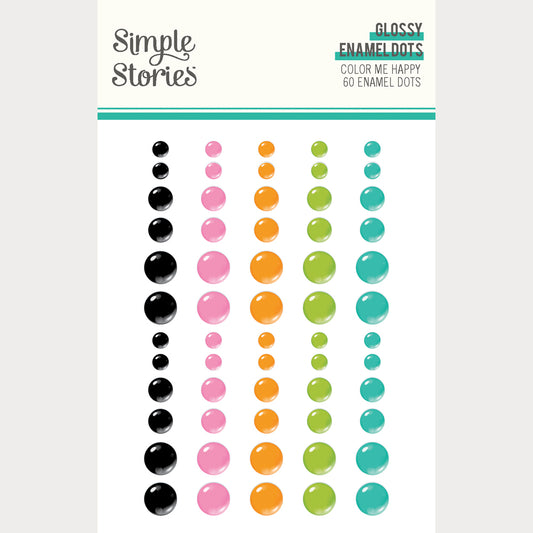 Color Me Happy - Glossy Enamel Dots