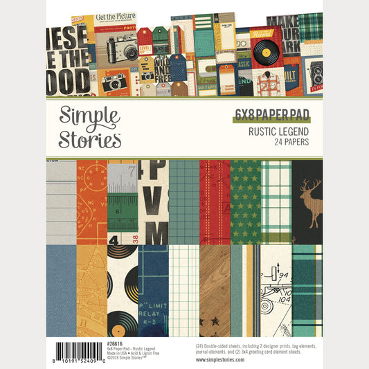 Rustic Legends - 6x8 Paper Pad