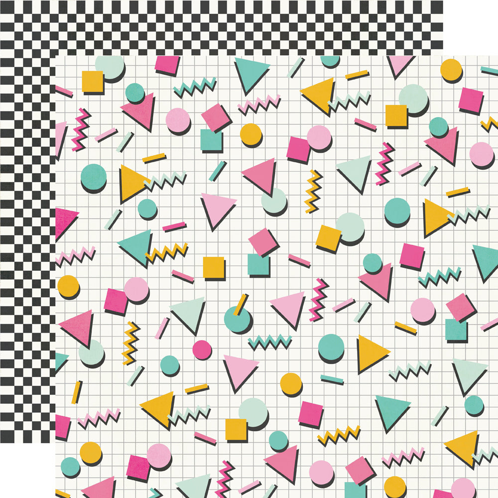 Totally 80's - Totally Awesome - 12x12 Pattern Paper