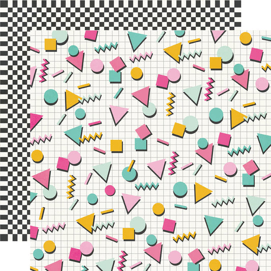 Totally 80's - Totally Awesome - 12x12 Pattern Paper