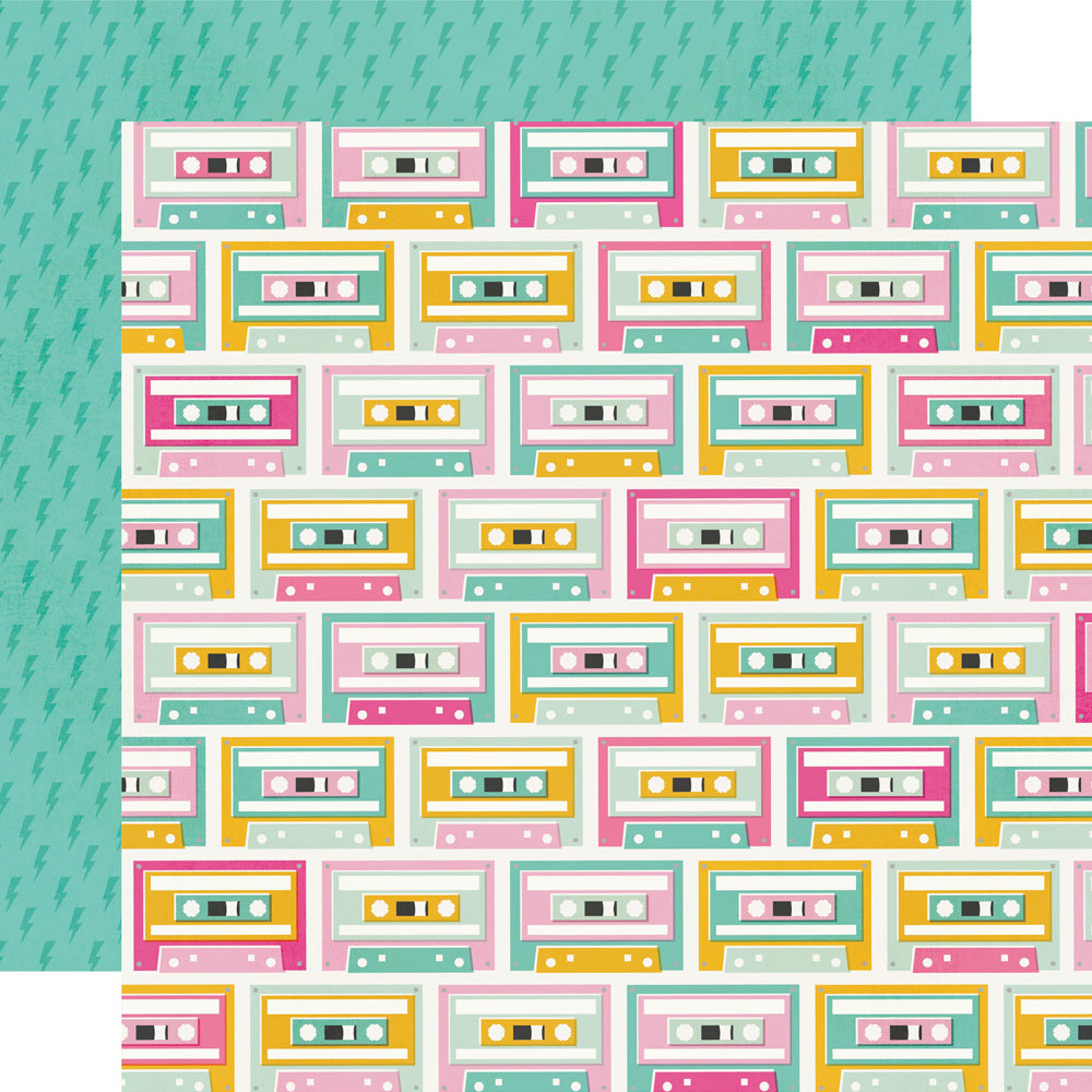 Totally 80's - Mix Tape - 12x12 Pattern Paper