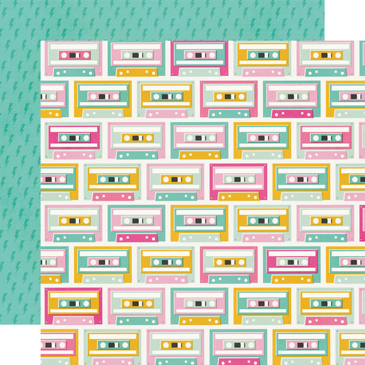 Totally 80's - Mix Tape - 12x12 Pattern Paper
