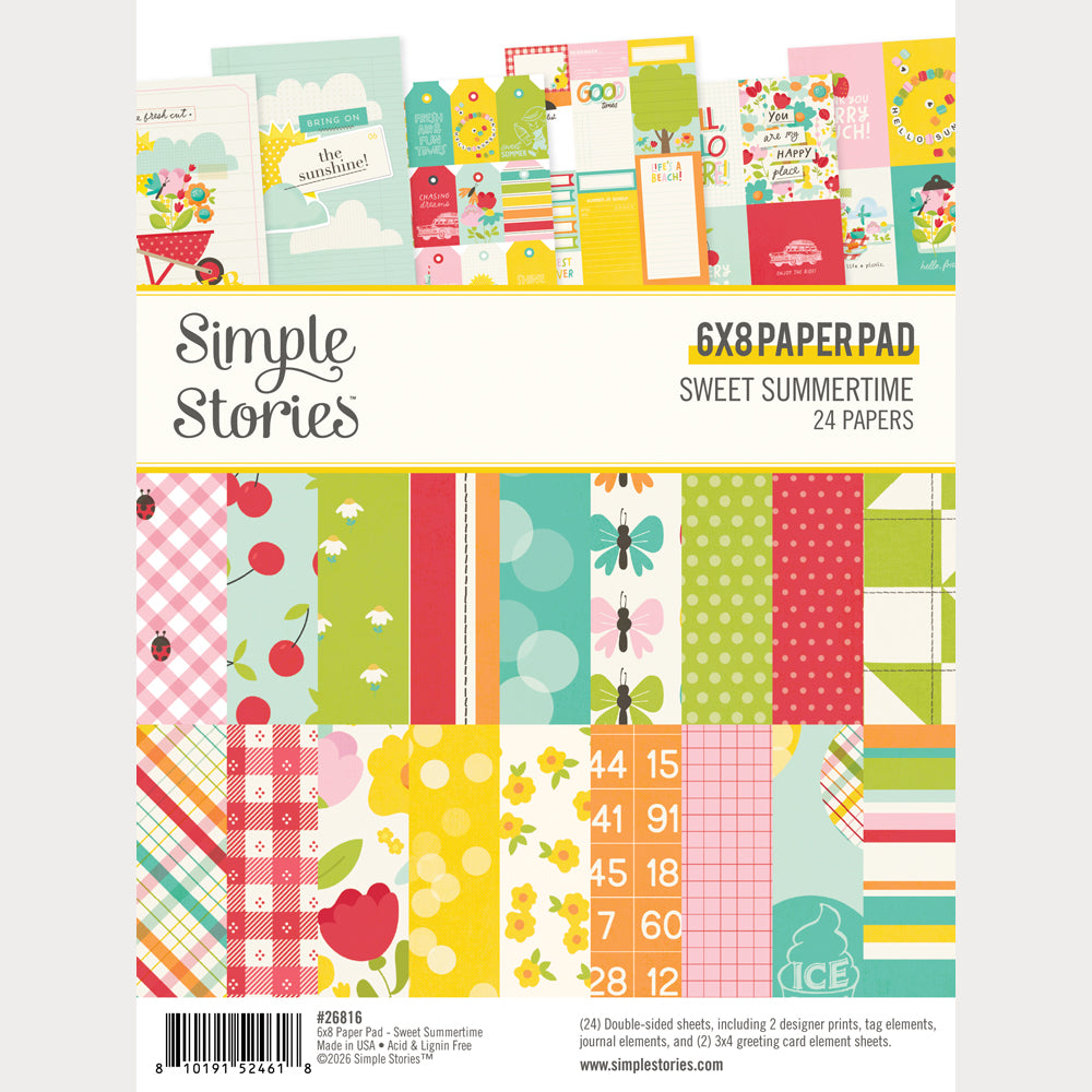 Sweet Summertime - 6x8 Paper Pad