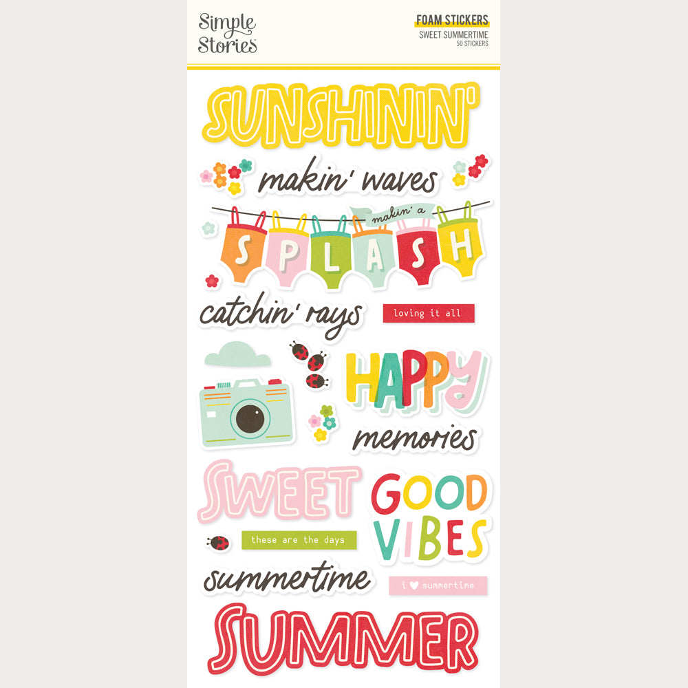 Sweet Summertimes - Foam Stickers