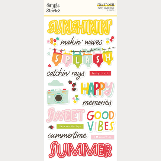 Sweet Summertimes - Foam Stickers