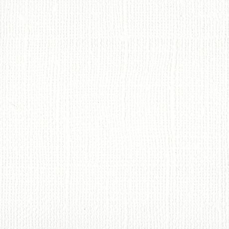 Bazzill Mono Cardstock 12x12 - Bazzill White - Canvas