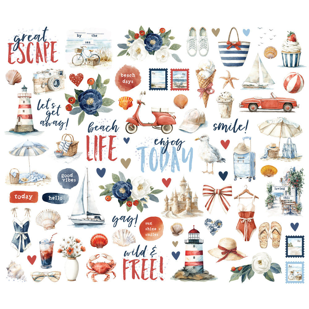 Simple Vintage Sand & Sea - Bits & Pieces