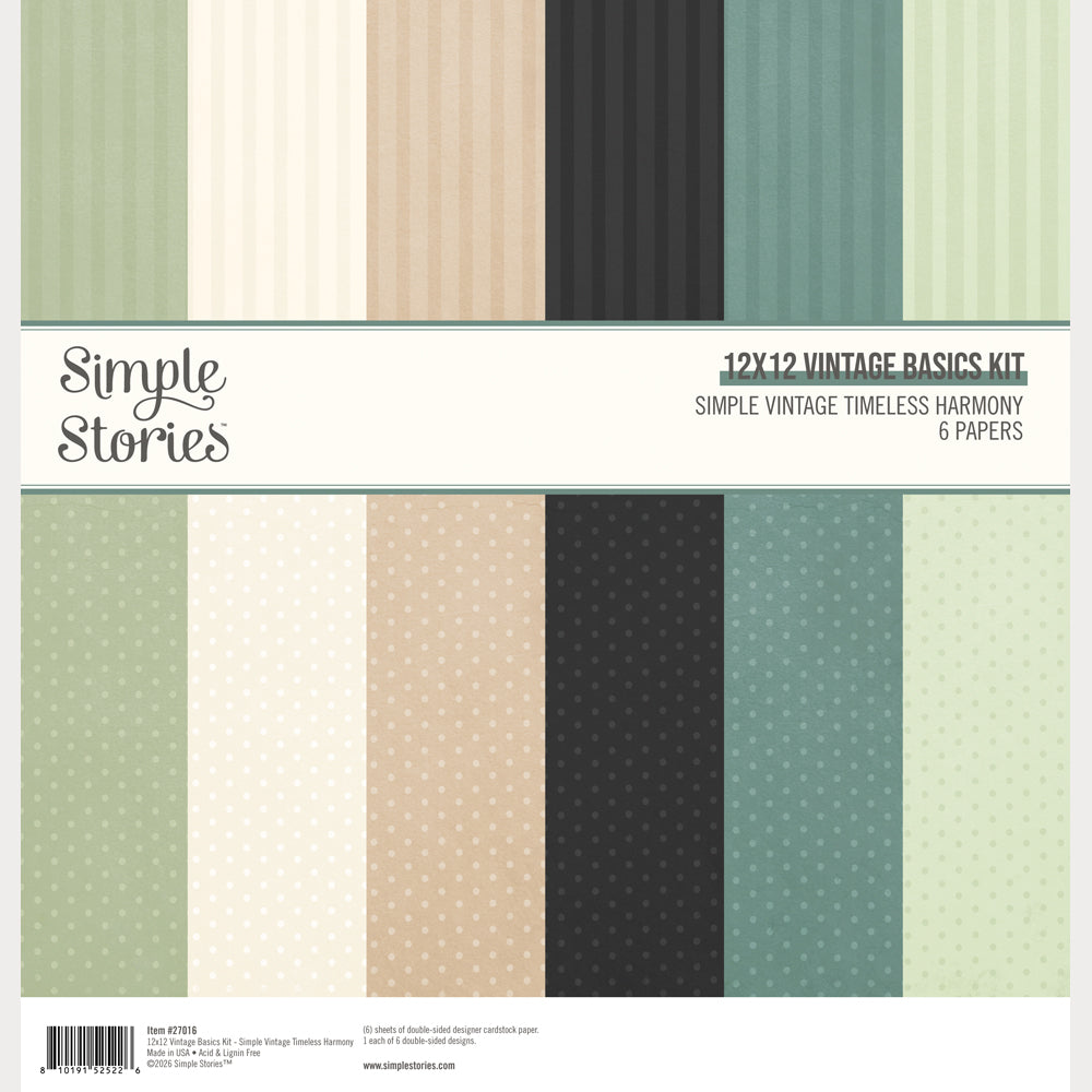 Simple Vintage Timeless Harmony - 12x12 Basics