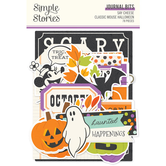Say Cheese Classic Mouse Halloween - Journal Bits & Pieces
