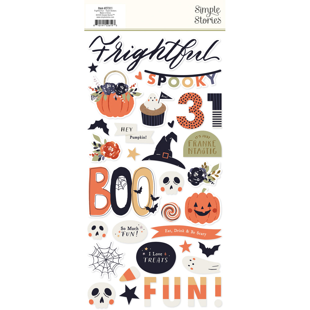 Frightful Fun - Foam Stickers